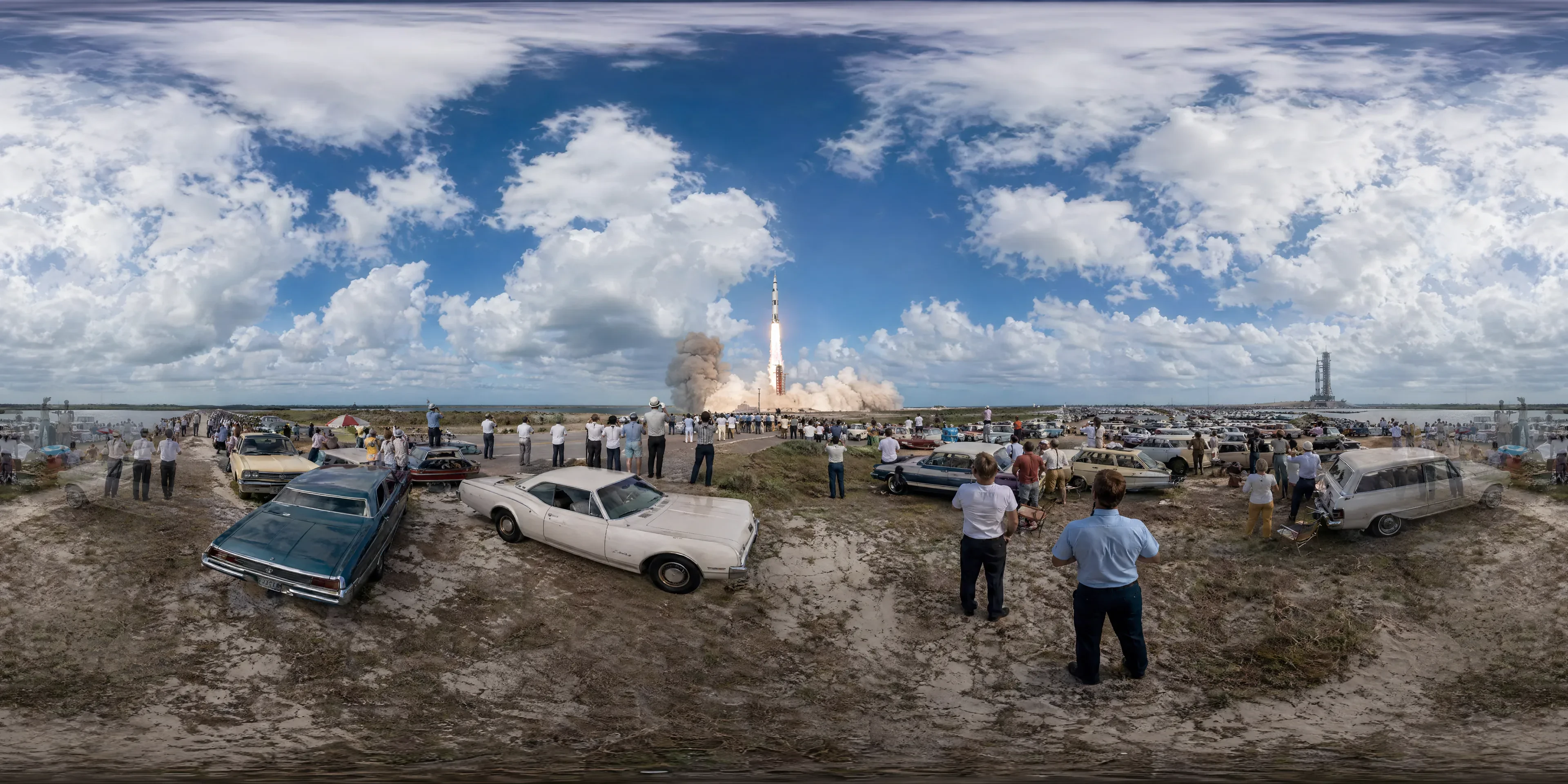 Apollo 11 Launch panorama